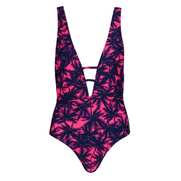 NWT Maldives Palm Cross Over Swimsuit (Sold out!) - Picture 2 of 6